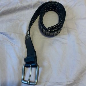 Leather belt